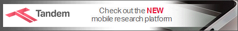Tandem - check out the NEW mobile research platform