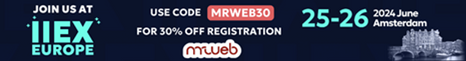 Joins Us at IIEX Europe - use code MRWEB30 for 30% off