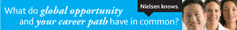 Nielsen banner - what do global opportunity and your career path have in common?