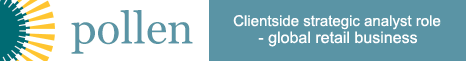 Banner ad Market research jobs via Pollen Recruitment