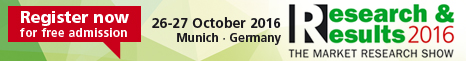 Register Now for the Research + Results Show, Munich 26-27th October 2016