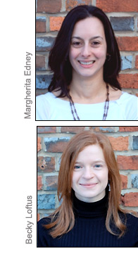 Margherita Edney and Becky Loftus