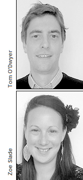 Tom O’Dwyer and Zoe Slade