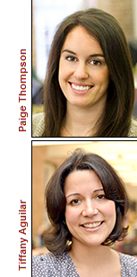 Paige Thompson and Tiffany Aguilar