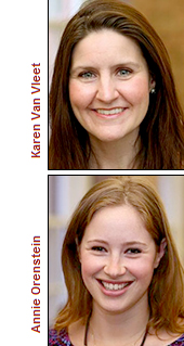 Karen Van Vleet and Annie Orenstein