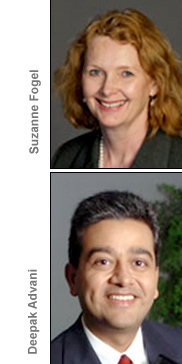 Suzanne Fogel and Deepak Advani