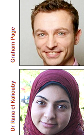 Graham Page and Dr Rana el Kaliouby