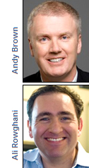Andy Brown and Ali Rowghani