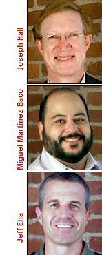 Joseph Hall, Miguel Martinez-Baco and Jeff Eha