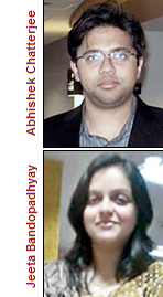 Abhishek Chatterjee and Jeeta Bandopadhyay