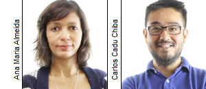 Ana Maria Almeida and Carlos 'Cadu' Chiba 