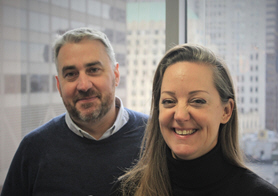 Ken Miller, CTO, and Zandra Moore, CEO, co-founders of Panintelligence