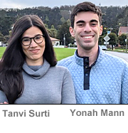 Tanvi Surti and Yonah Mann