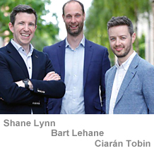 Shane Lynn, Bart Lehane and Ciaran Tobin