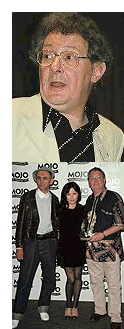 Keith Hughes 'Surprised and flattered', and (below) with Kevin Rowland of Dexys Midnight Runners, and Andrea Corr