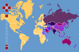 world map