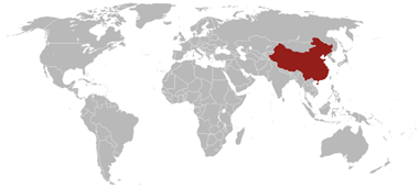 World Map - Beijing to London, via... Everywhere