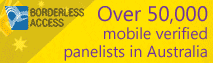 Over 50,000 mobile verified panelists in Australia