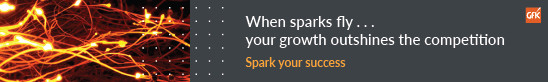 When sparks fly... your growth outshines the competition. Spark your success with GfK