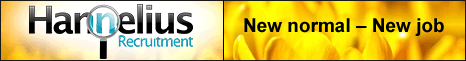 Banner ad New normal - New job - Get in touch with Hannelius Recruitment
