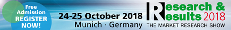 The Research & Results Show, Munich 24-25 October 2018 - Register Now for free!