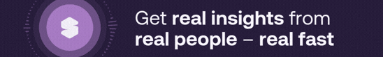 Get real insights from real people - fast - with Suzy Speaks AI-moderated conversations