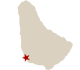 Map of Barbados