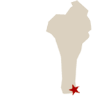 Map of Benin