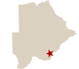 Map of Botswana