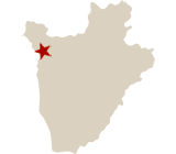 Map of Burundi