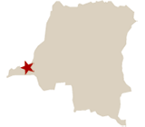 Map of Democratic Republic of Congo