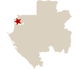 Map of Gabon