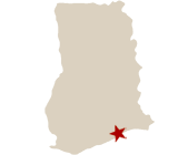 Map of Ghana