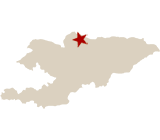 Map of Kyrgyzstan