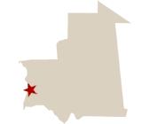 Map of Mauritania