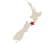 Map of New Zealand