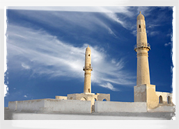 Minarets of Al Khamis mosque, Bahrain