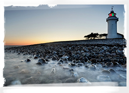 Lighthouse. West coast of Denmark