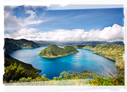 Cuicocha lake, Ecuador