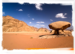 Mushroom Rock, Wadi Rum, Jordan