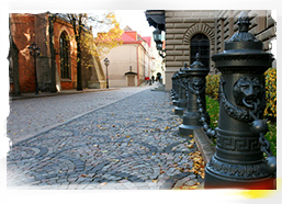 Cobbled street, Riga, Latvia