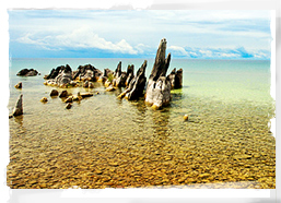 Lake Malawi rock formations