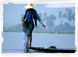 Fisherman, Myanmar