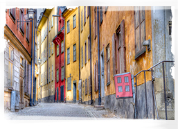 Gamla Stan,The Old Town in Stockholm, Sweden