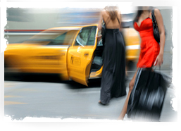 Taxi rank, Manhattan, USA