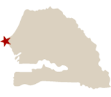 Map of Senegal