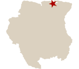 Map of Suriname