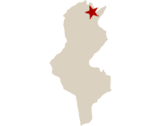 Map of Tunisia