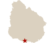 Map of Uruguay