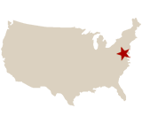 Map of The United States of America